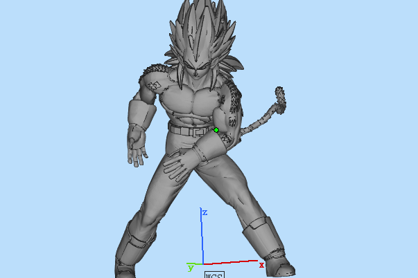 龍珠貝吉塔3D模型圖